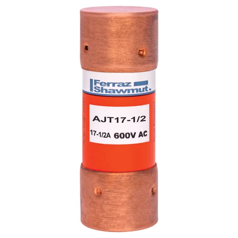 Fuse AJT - Class J - Time-delay 600VAC 400VDC 17.5A Ferrule SmartSpot® Amp-Trap 2000®
