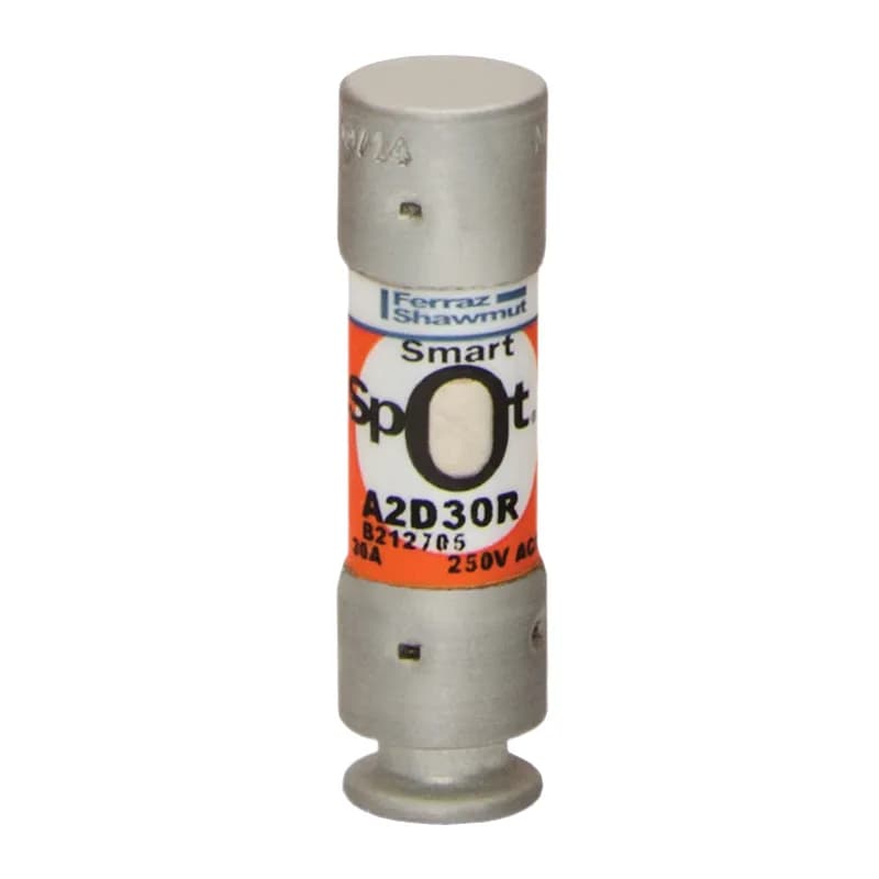 Fuse A2D-R - Class RK1 - Time-Delay 250VAC 250VDC 30A Ferrule SmartSpot® Amp-Trap 2000®