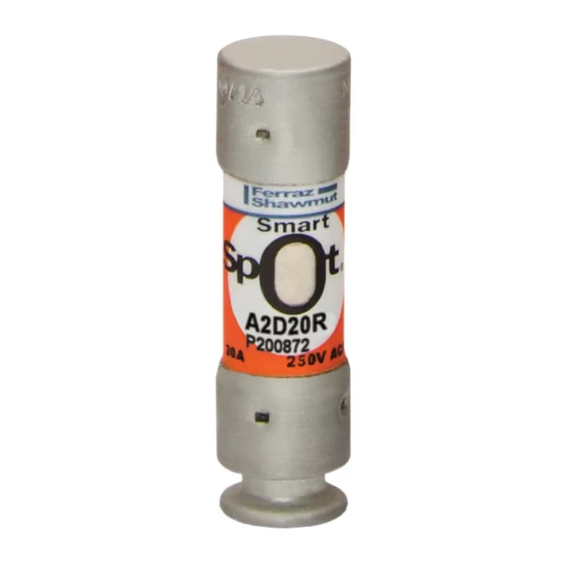 Fuse A2D-R - Class RK1 - Time-Delay 250VAC 250VDC 20A Ferrule SmartSpot® Amp-Trap 2000®