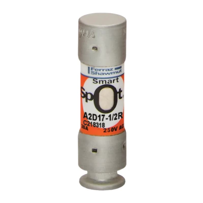 Fuse A2D-R - Class RK1 - Time-Delay 250VAC 250VDC 17.5A Ferrule SmartSpot® Amp-Trap 2000®