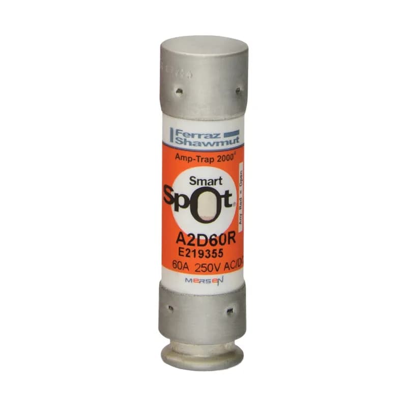 Fuse A2D-R - Class RK1 - Time-Delay 250VAC 250VDC 60A Ferrule SmartSpot® Amp-Trap 2000®