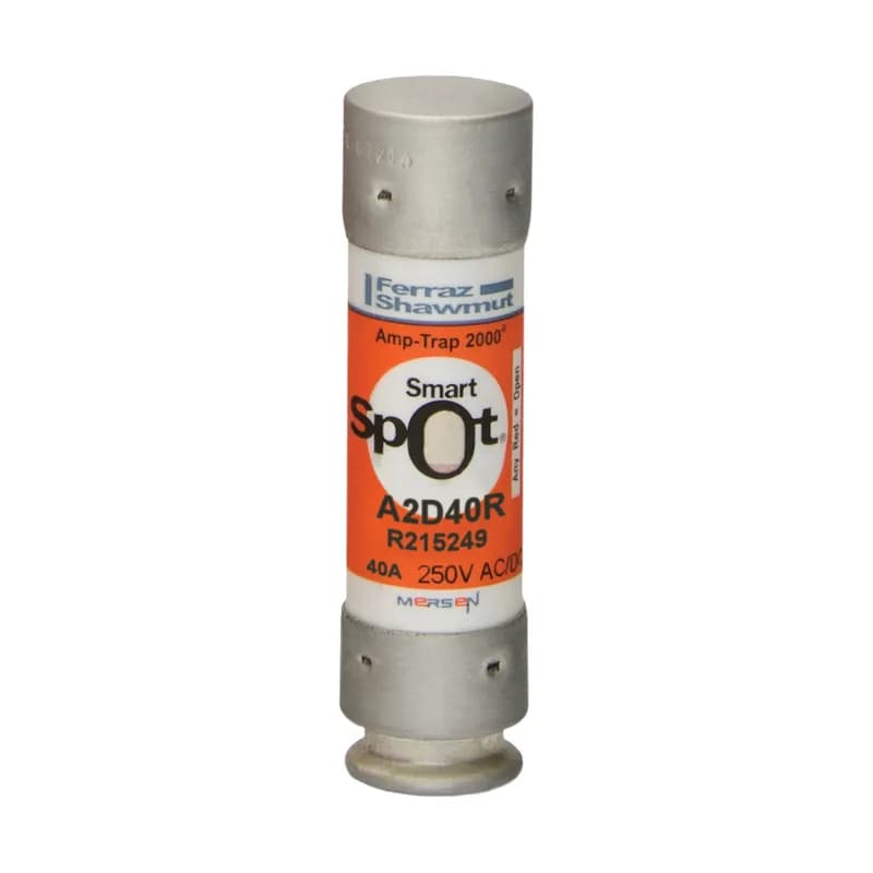 Fuse A2D-R - Class RK1 - Time-Delay 250VAC 250VDC 40A Ferrule SmartSpot® Amp-Trap 2000®