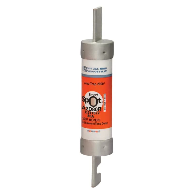 Fuse A2D-R - Class RK1 - Time-Delay 250VAC 250VDC 80A Blade SmartSpot® Amp-Trap 2000®