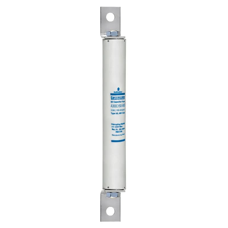 Medium Voltage Capacitor Fuse 3000VAC 130A L Bracket To L Bracket Visual Indicator Amp-Trap®