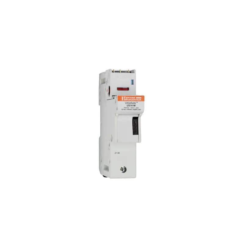 Fuse Holder UltraSafe™ 800VAC 1000VDC UL Fuse size 14x51 1-Pole Microswitch Pressure Plate