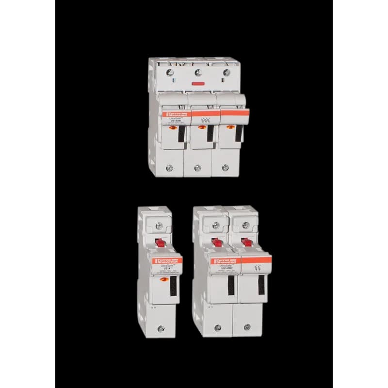 Fuse Holder UltraSafe™ 800VAC 1000VDC UL Fuse size 14x51 1-Pole Visual Indicator Microswitch Pressure Plate IP20