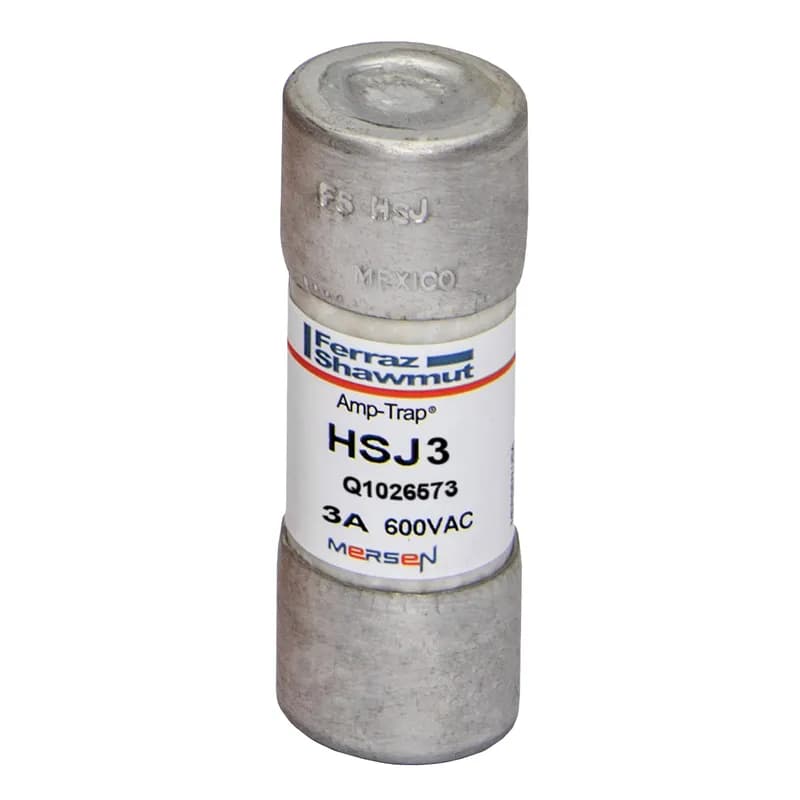 Fuse HSJ - Class J - High-Speed 600VAC 500VDC 3A Ferrule Amp-Trap®