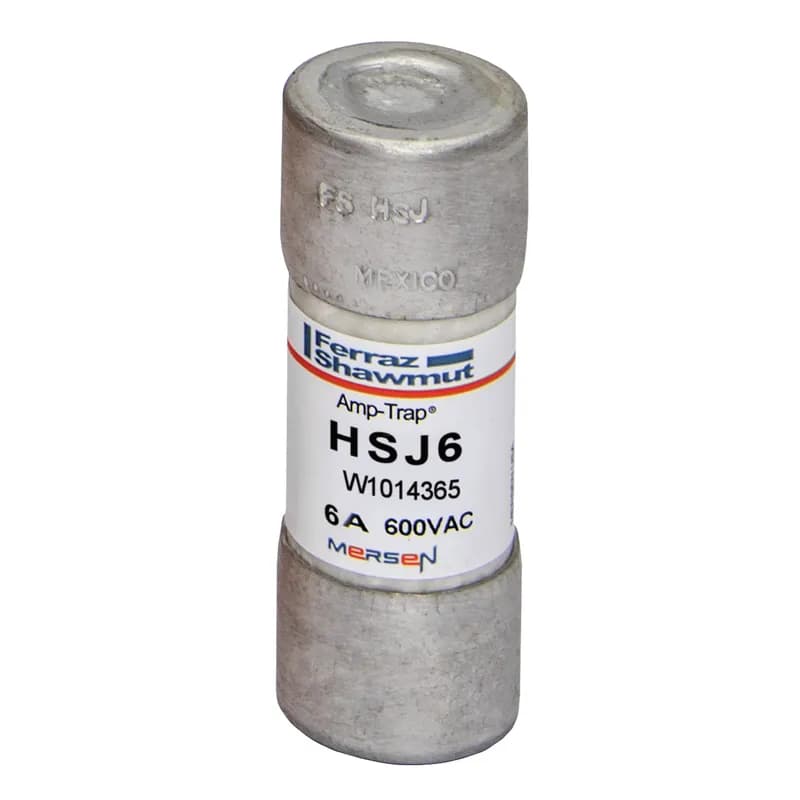 Fuse HSJ - Class J - High-Speed 600VAC 500VDC 6A Ferrule Amp-Trap®