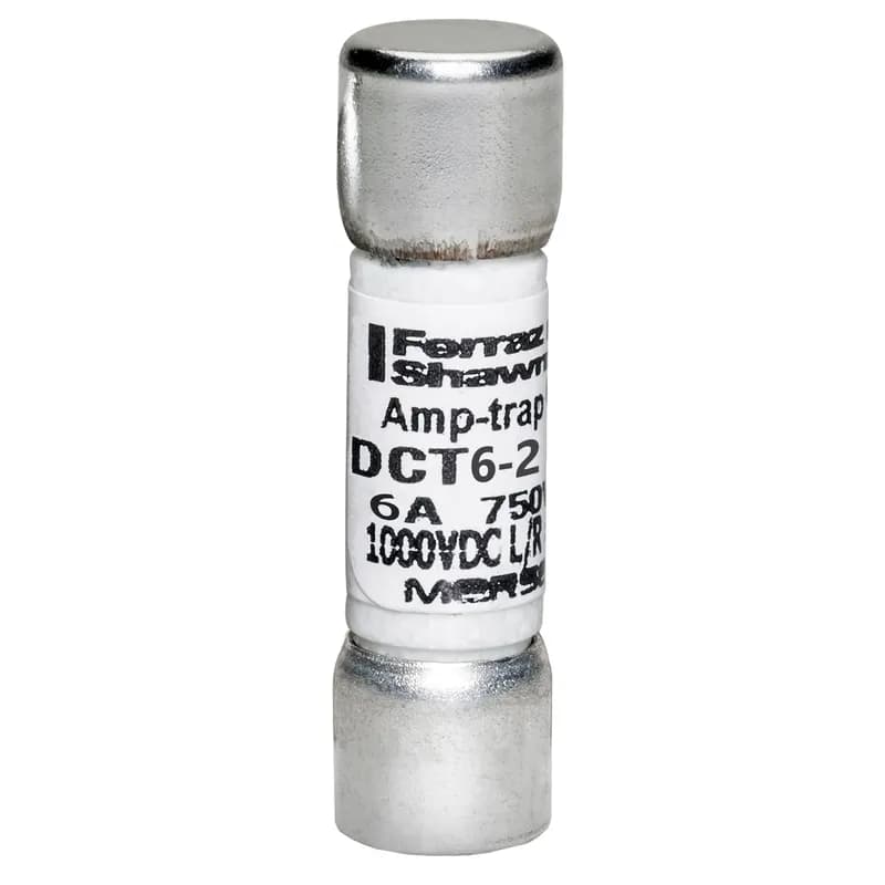 Fuse DCT - Midget - Fast-Acting 750VAC 1000VDC 6A Ferrule Amp-Trap®