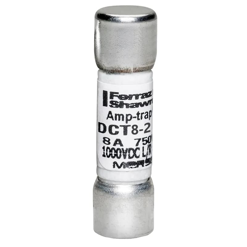 Fuse DCT - Midget - Fast-Acting 750VAC 1000VDC 8A Ferrule Amp-Trap®
