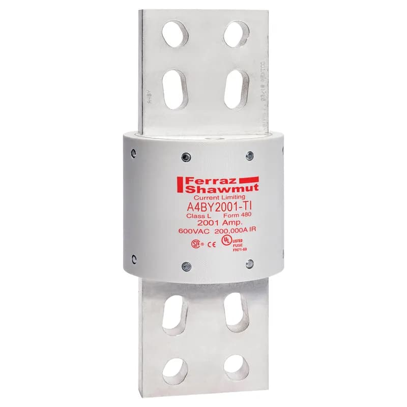 Fuse A4BY - Class L - Time-Delay 600VAC 300VDC 2001A Blade TI Indicator Amp-Trap®