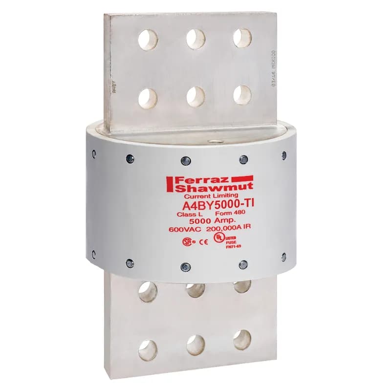 Fuse A4BY - Class L - Time-Delay 600VAC 300VDC 5000A Blade TI Indicator Amp-Trap®