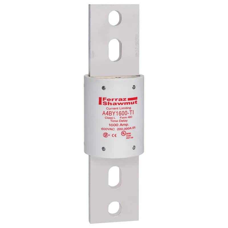 Fuse A4BY - Class L - Time-Delay 600VAC 300VDC 1600A Blade TI Indicator Amp-Trap®