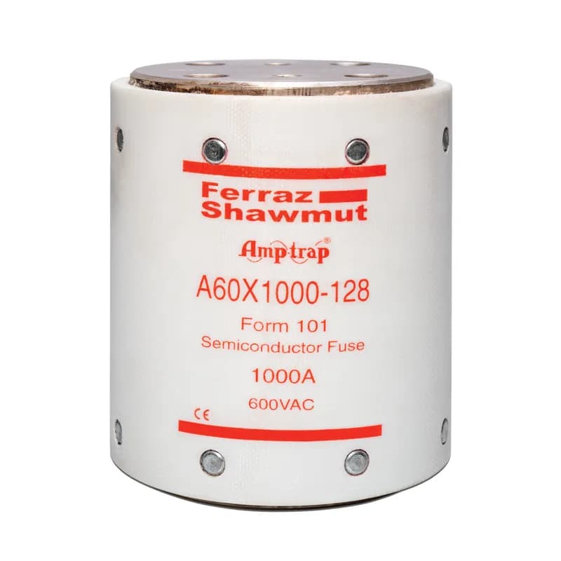 High Speed Fuse Amp-Trap® A60X 600VAC 1000A Hockey Puck, Bolt-In