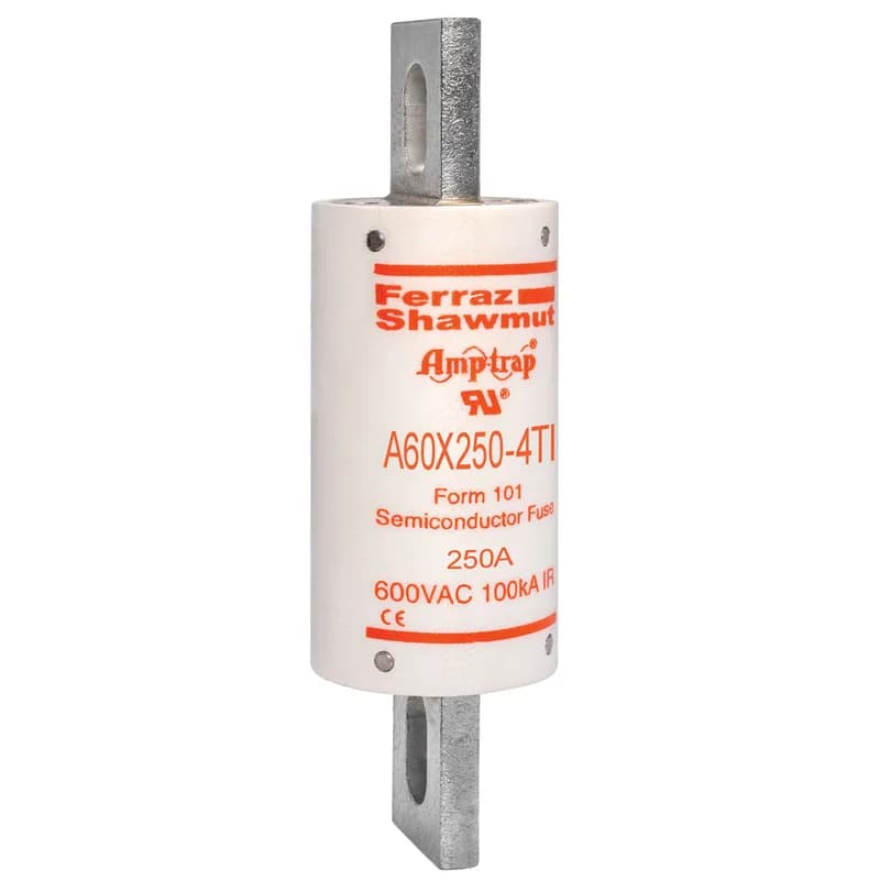 Mersen A60X250-4TI - High Speed Fuse Amp-Trap® A60X 600VAC 250A Bolted Blade TI Indicator