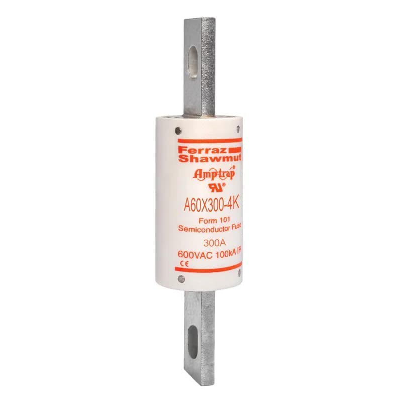 Mersen A60X300-4K - High Speed Fuse Amp-Trap® A60X 600VAC 300A Bolted Blade 4K