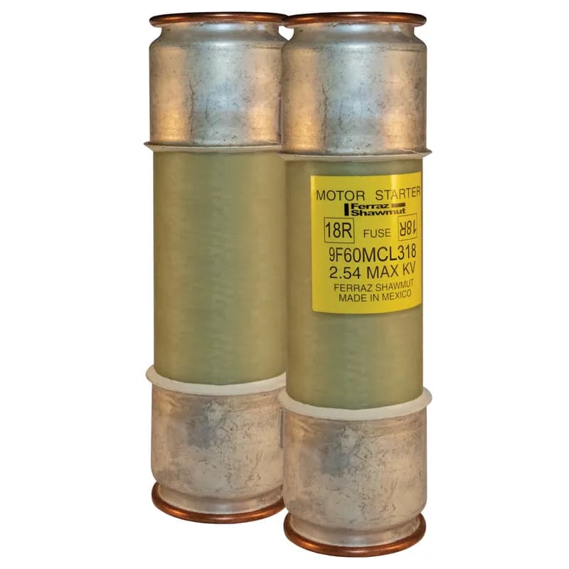 Mersen 9F60MCL318 - Back-Up R-Rated Medium Voltage Fuse 2400VAC 18R Mounting: Ferrule Style: MCL Amp-Trap®