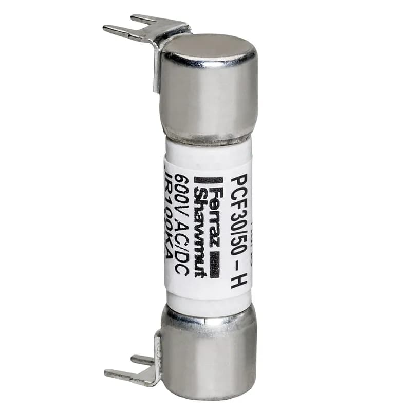 Fuse PCF - Midget - Fast-Acting 600VAC 600VDC 30/50A Double Hole Mount