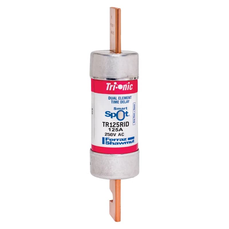 Fuse TR-R - Class RK5 - Time-Delay 250VAC 250VDC 125A Blade SmartSpot® Tri-Onic®