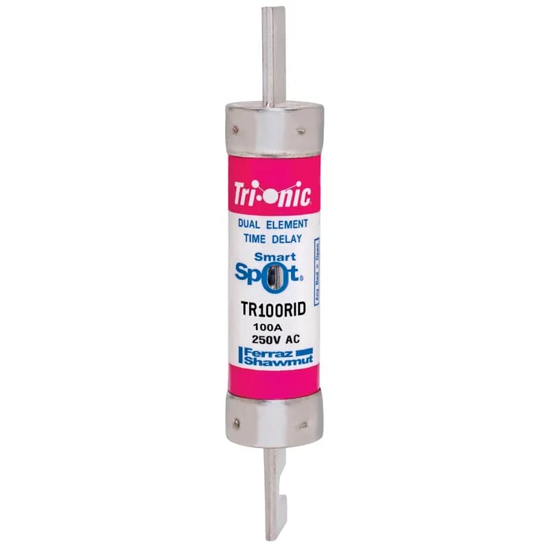 Fuse TR-R - Class RK5 - Time-Delay 250VAC 250VDC 100A Blade SmartSpot® Tri-Onic®