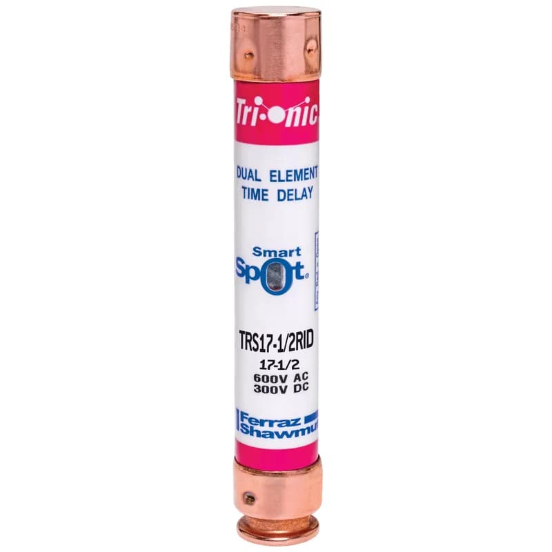 Fuse TRS-R - Class RK5 - Time-Delay 600VAC 300VDC 17.5A Ferrule SmartSpot® Tri-Onic®
