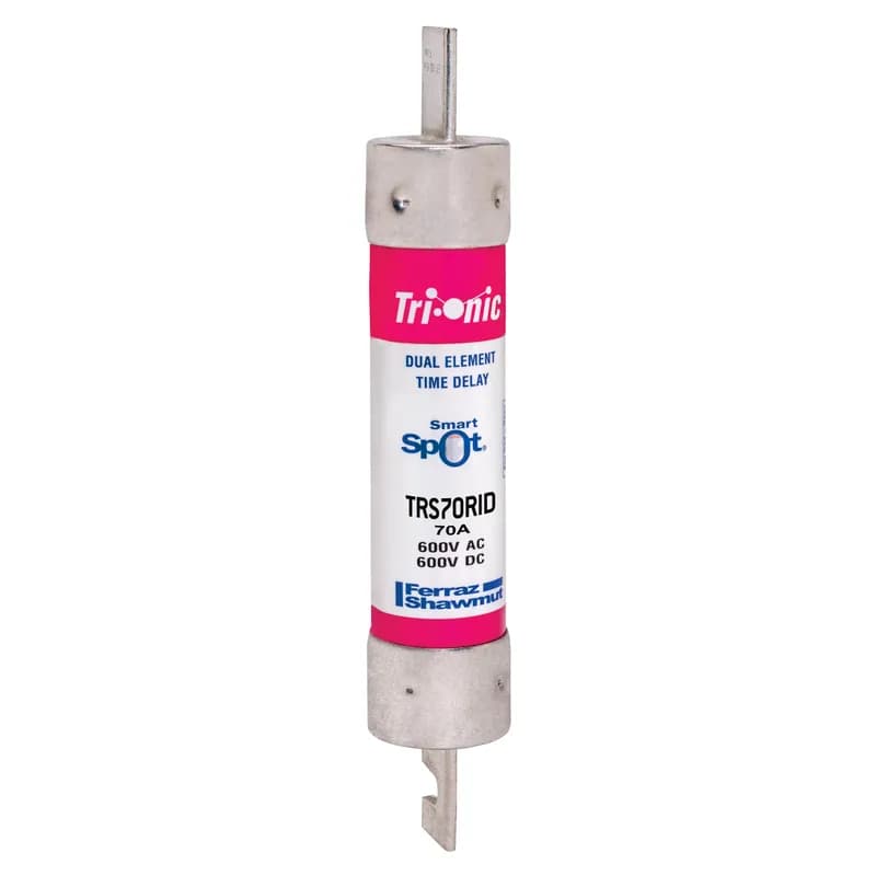 Fuse TRS-R - Class RK5 - Time-Delay 600VAC 600VDC 70A Blade SmartSpot® Tri-Onic®