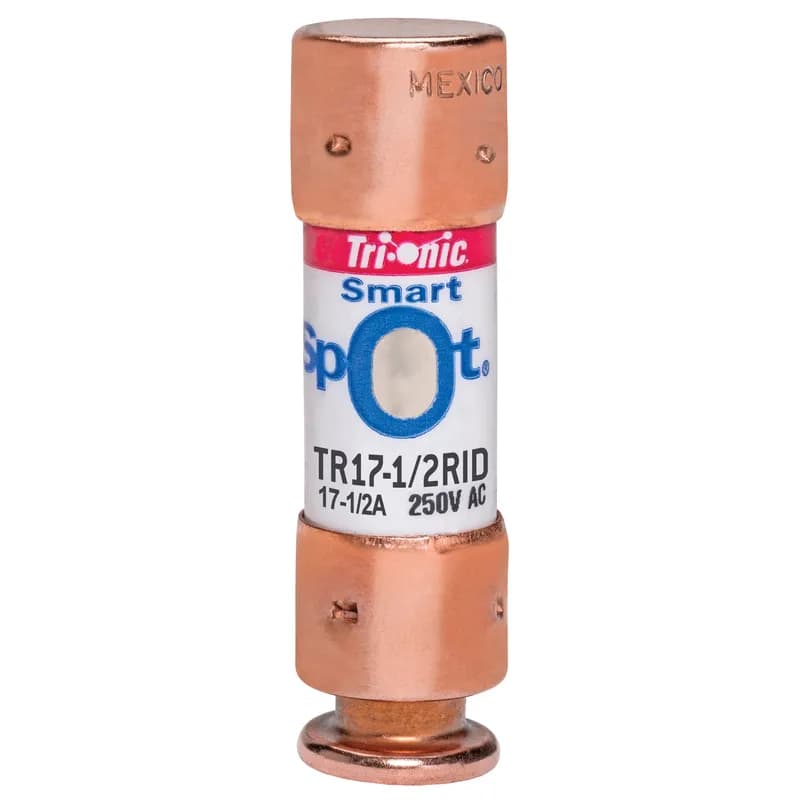 Fuse TR-R - Class RK5 - Time-Delay 250VAC 160VDC 17.5A Ferrule SmartSpot® Tri-Onic®