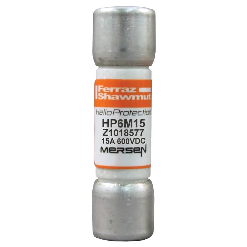 Photovoltaic fuse gPV 600VDC UL 15A With Ferrule For Clip