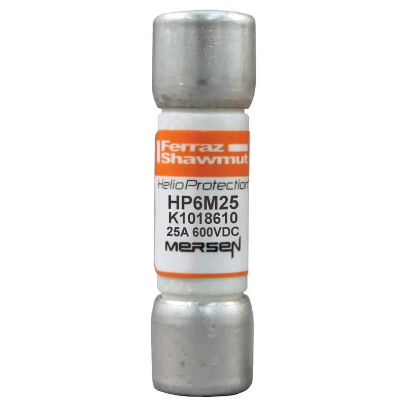 Photovoltaic fuse gPV 600VDC UL 25A With Ferrule For Clip