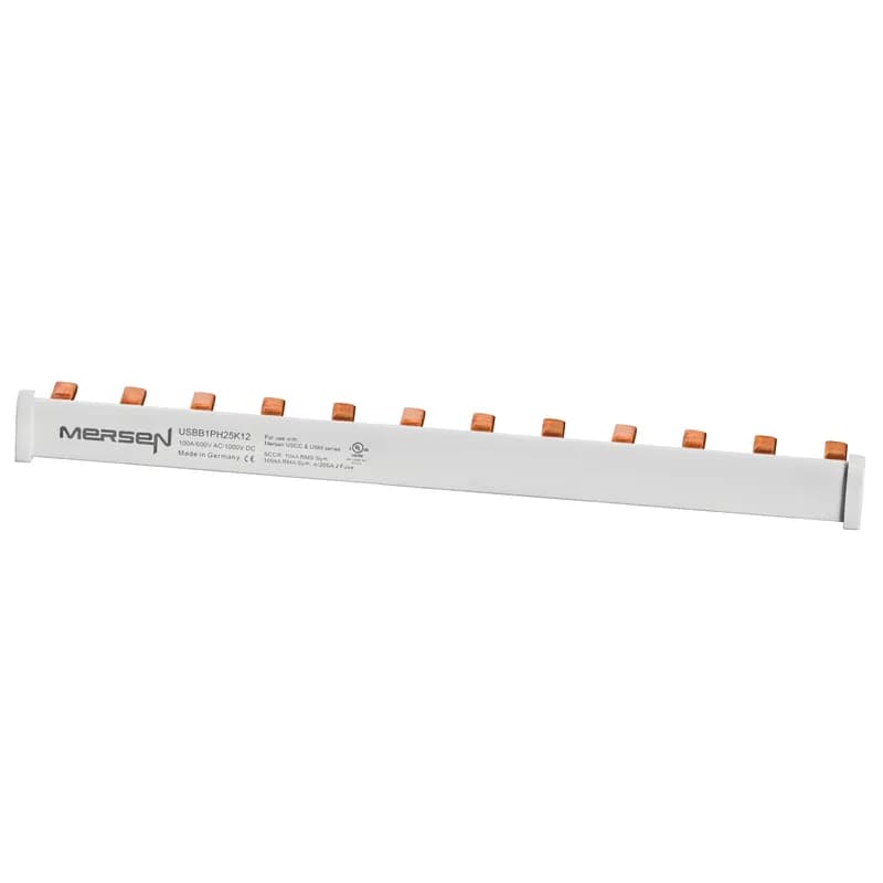 Mersen USBB1PH25K12 - 12P 1PH 600VAC/1000VDC BUSBAR