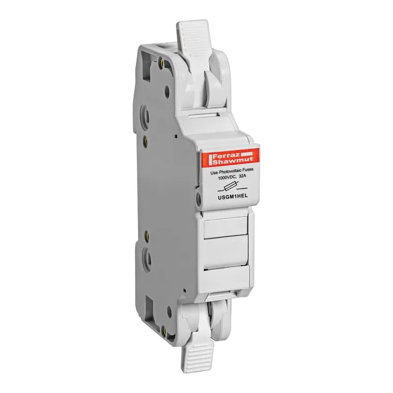 Fuse Holder UltraSafe™ 1000VDC Midget 32A 1-Pole Cage Clamp IP20