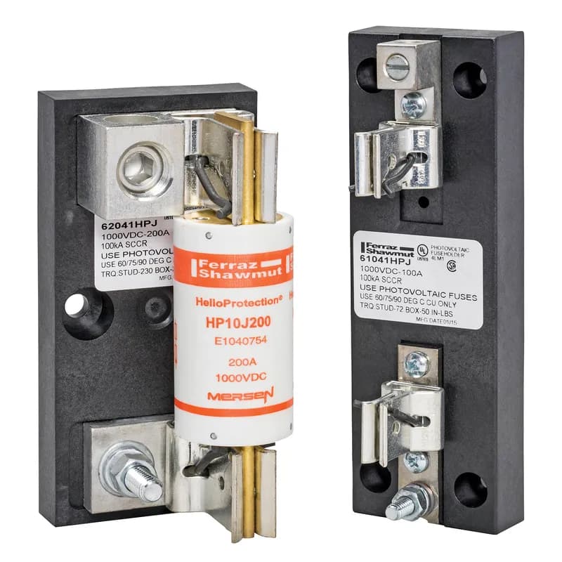 Fuse Block 1000VDC Photovoltaic 600A 1-Pole Box To Stud