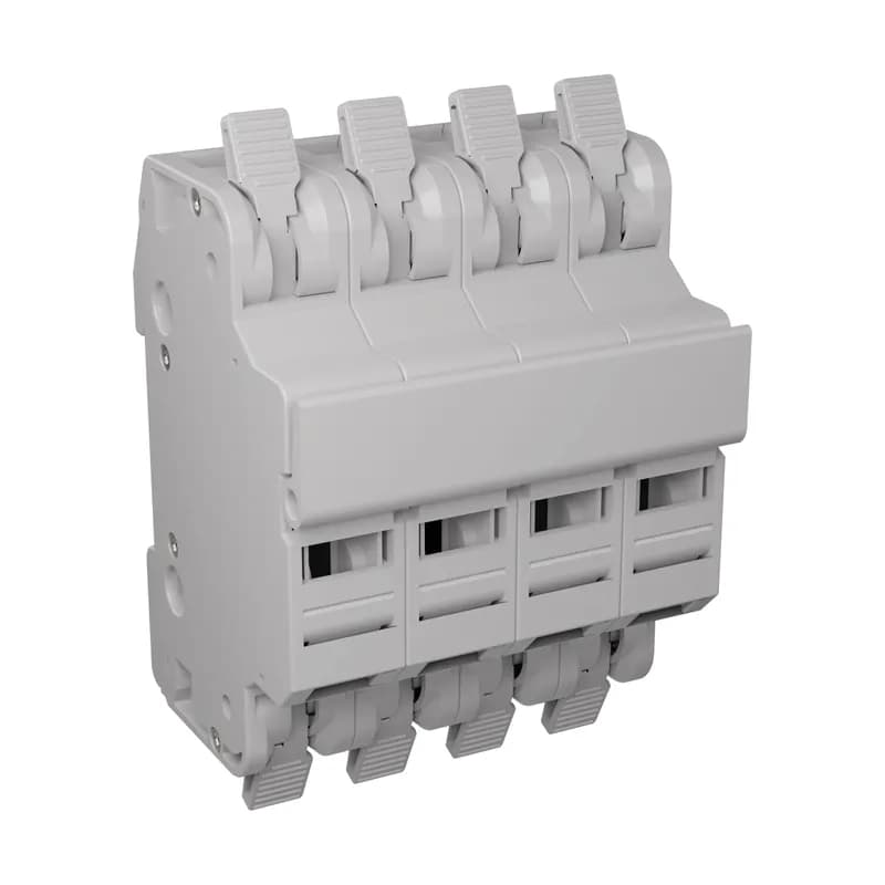 Fuse Holder UltraSafe™ 750VAC 1000VDC Midget 30A N Cage Clamp IP20