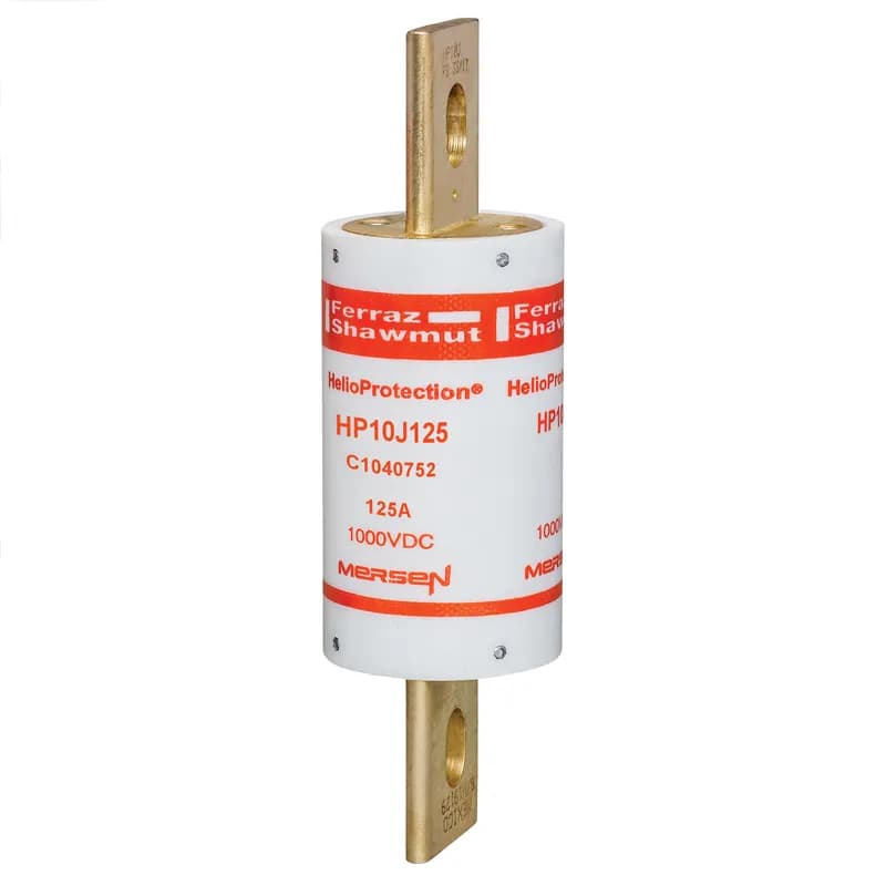 Photovoltaic fuse gPV 1000VDC UL 125A With Blade For Clip or Bolted