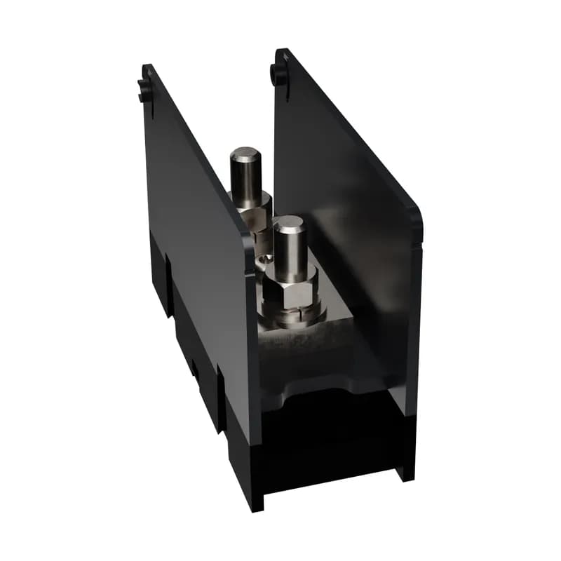 Open-Style PDB UL 1953 1000V Tin-plated Copper - 400A 1-Pole 1 - 1 openings; 3/8-16 x 1-1/8 --- 3/8-16 x 1-1/8 Stud to Stud