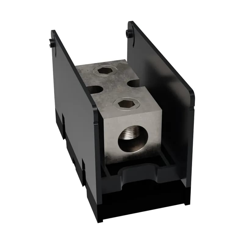 Open-Style PDB UL 1953 1000V 270A Tin-plated Aluminum - 350A 1-Pole 1 - 1 openings; 500-#4 --- 500-#4 Box to Box