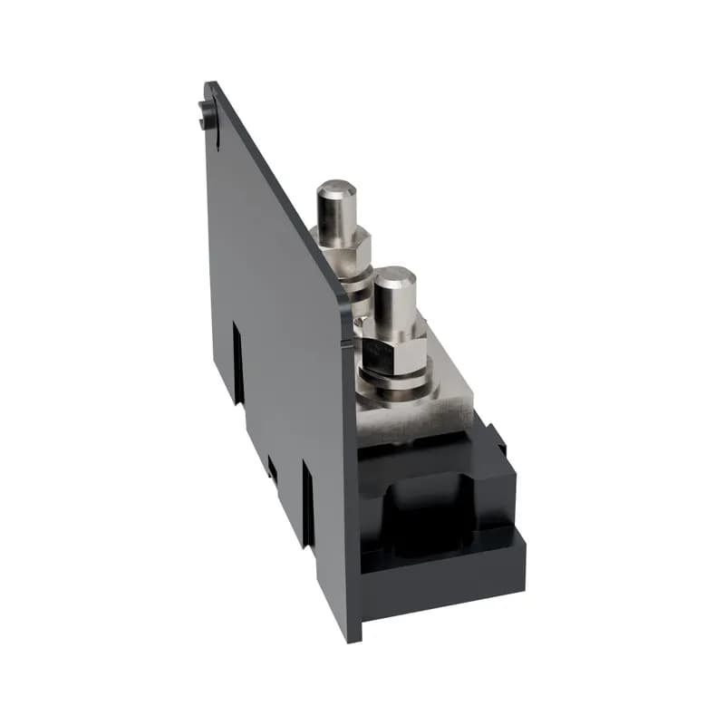 Open-Style PDB UL 1953 1000V Tin-plated Copper - 400A Adder 1 - 1 openings; 3/8-16 x 1-1/8 -- 3/8-16 x 1-1/8 Stud to Stud