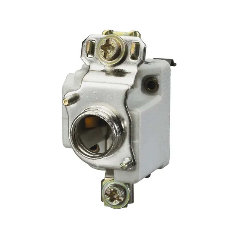 DIN Fuse base Neozed Size D01 400VAC 16A 1-Pole without touch protection DIN Rail mounting Clamping Yoke