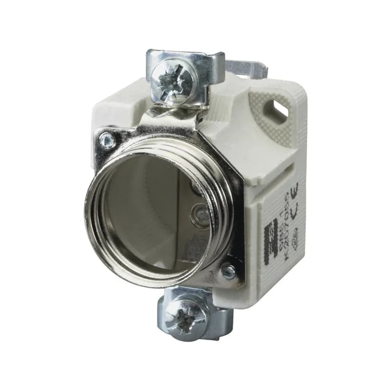 DIN Fuse base Size DII 500VAC 500VDC 25A 1-Pole without touch protection DIN Rail mounting