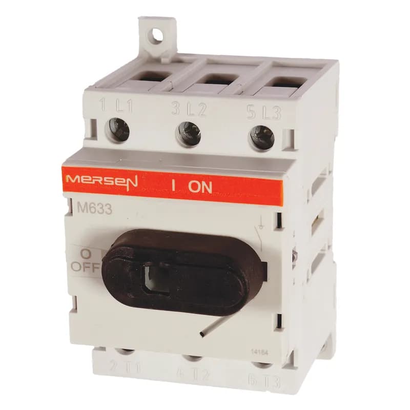 UL508 Switch 600VAC Non-Fused 63A 3-Pole Direct Screw Mount