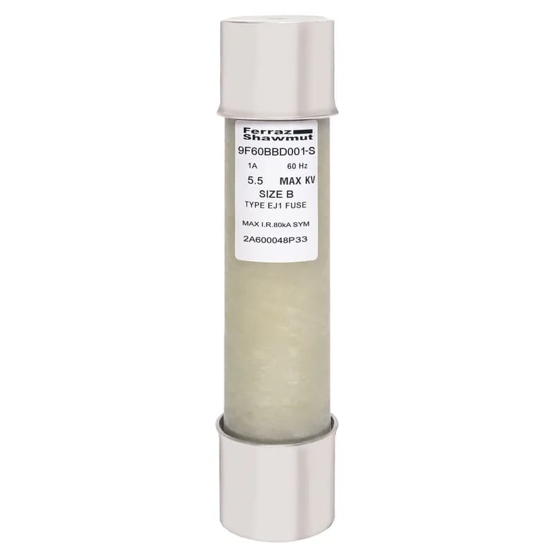Medium Voltage Potential Transformer Fuse 5500VAC 1A Ferrule Series: BBD-AG Visual Indicator Amp-Trap®