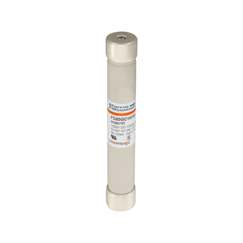 Mersen S086795 - High-Speed Cylindrical Fuse Protistor® Size 20x127 gR (gRC) 1000VDC IEC 40A With Striker