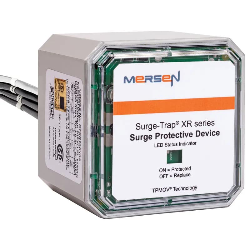 The most popular range in the STX series offering, the Surge-Trap® Type 1 STXR meets requirements for UL1449 Fourth Edition and is ideal for the replacement of older surge arrestors. The STXR Series SPD feature TPMOV® technology inside making them the safest product available. With a small, compact design and line or load installation flexibility the STXR series is the perfect fit for branch panel and/or individual equipment protection., 208Y/120V, L-G, L-N, L-L, 3-Phase Wye, 50 kA per phase