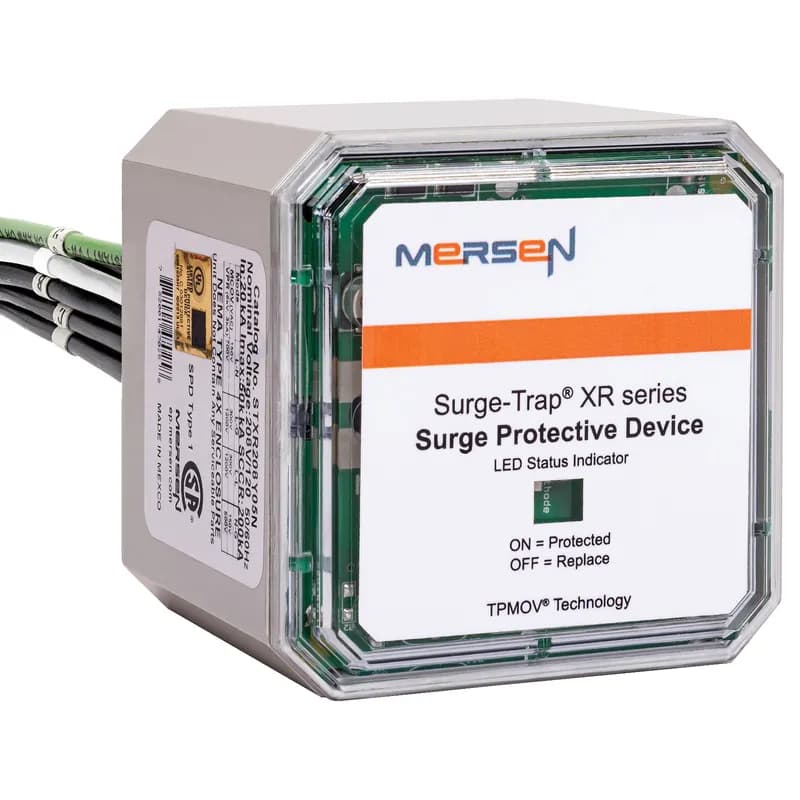 The most popular range in the STX series offering, the Surge-Trap® Type 1 STXR meets requirements for UL1449 Fourth Edition and is ideal for the replacement of older surge arrestors. The STXR Series SPD feature TPMOV® technology inside making them the safest product available. With a small, compact design and line or load installation flexibility the STXR series is the perfect fit for branch panel and/or individual equipment protection., 208Y/120V, L-G, L-N, L-L, N-G, 3-Phase Wye, 50 kA per phase