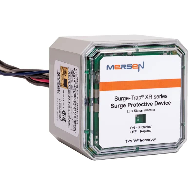 The most popular range in the STX series offering, the Surge-Trap® Type 1 STXR meets requirements for UL1449 Fourth Edition and is ideal for the replacement of older surge arrestors. The STXR Series SPD feature TPMOV® technology inside making them the safest product available. With a small, compact design and line or load installation flexibility the STXR series is the perfect fit for branch panel and/or individual equipment protection., 240/120V, L-G, L-N, L-L, Split Phase, LED and Remote Audible Alarm 50 kA per phase