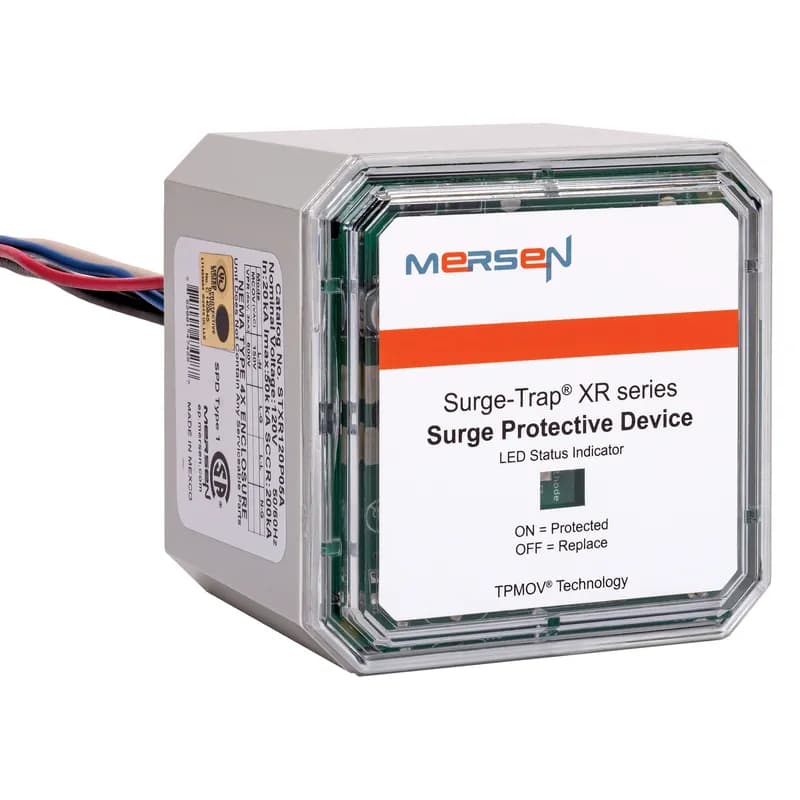 The most popular range in the STX series offering, the Surge-Trap® Type 1 STXR meets requirements for UL1449 Fourth Edition and is ideal for the replacement of older surge arrestors. The STXR Series SPD feature TPMOV® technology inside making them the safest product available. With a small, compact design and line or load installation flexibility the STXR series is the perfect fit for branch panel and/or individual equipment protection., 120V, L-G, L-N, Single Phase, LED and Remote Audible Alarm Audible Alarm 50 kA per phase