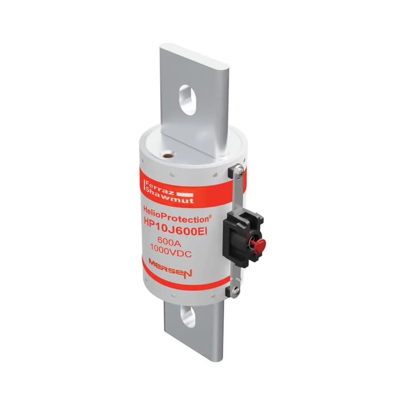Mersen HP10J600EI - Photovoltaic fuse gPV 1000VDC UL 600A With EI Indicator With Blade For Clip or Bolted