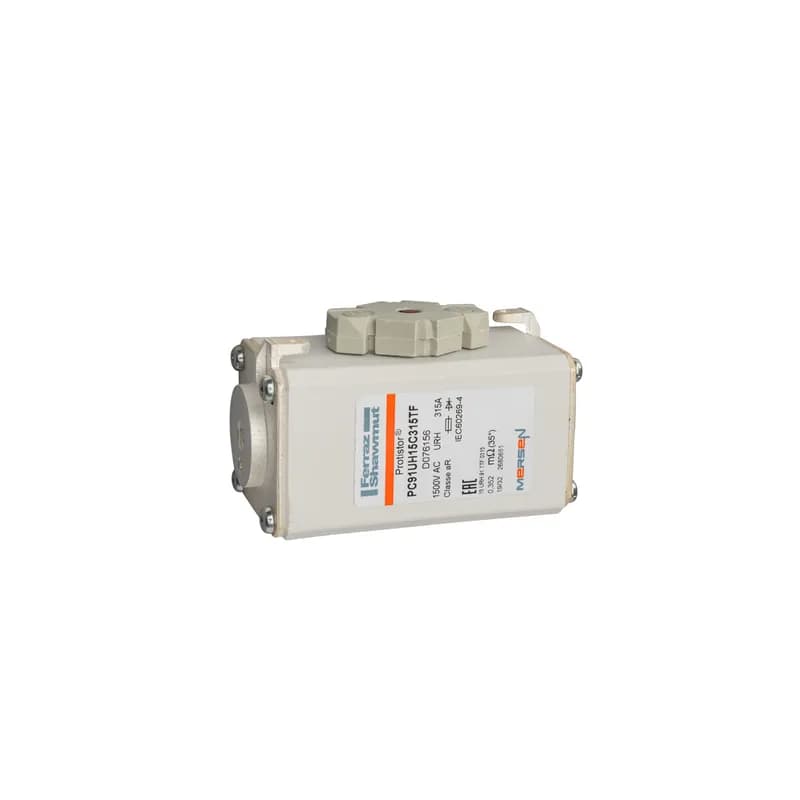 High performance square body fuse-link Protistor® Size 91 aR 1500VAC IEC 315A With Striker Flush ends metric threads