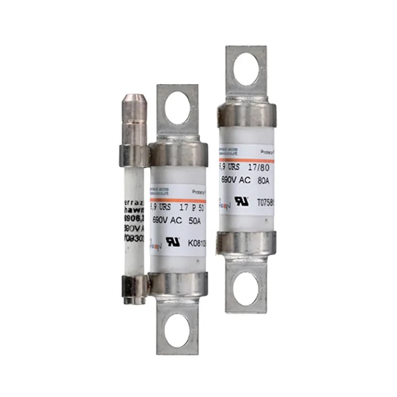 Mersen N075889 - British Standard fuse-link Protistor® 17x49 gR 690V AC UL 45A