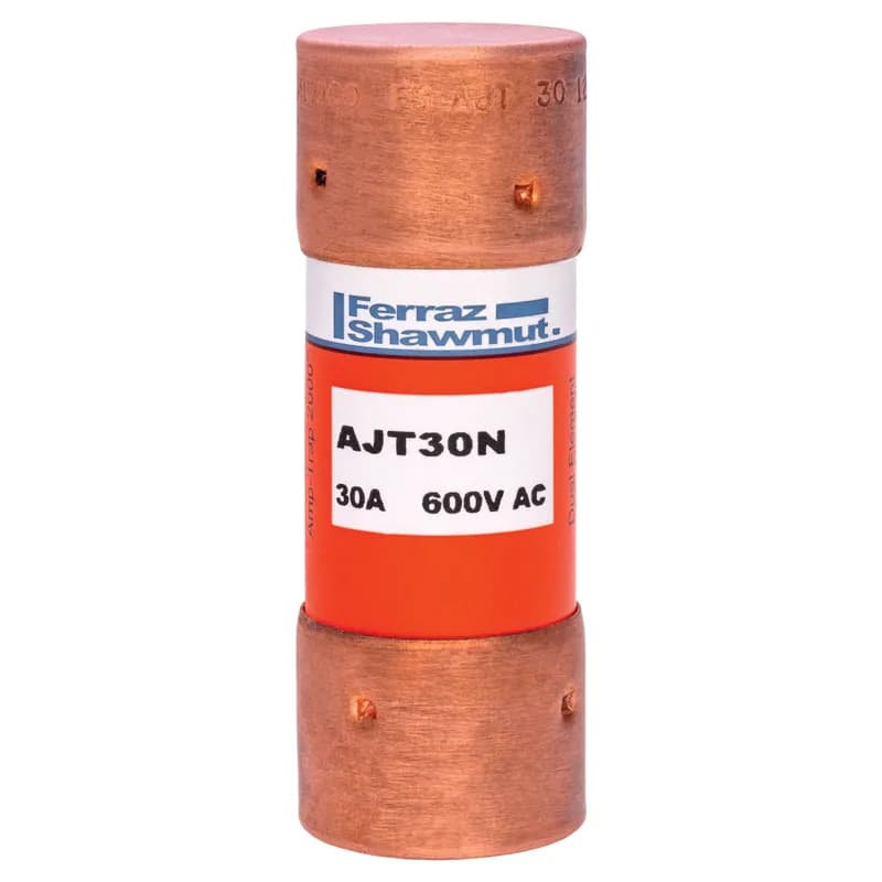 Fuse AJT - Class J - Time-delay 600VAC 400VDC 30A Ferrule Amp-Trap 2000®